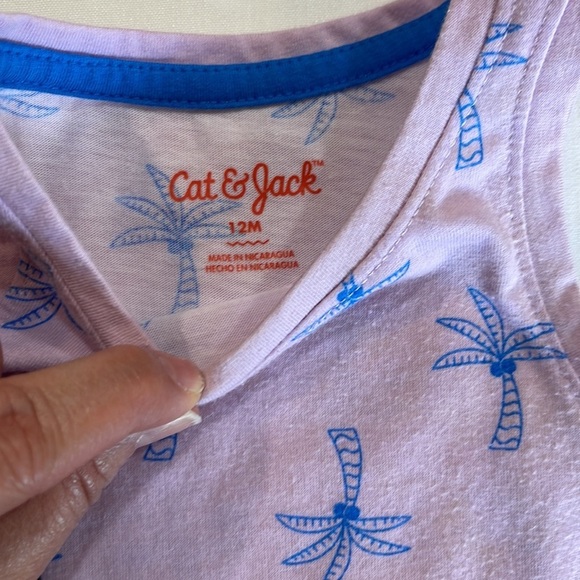 CAT & JACK | Girls 12mo | 4 piece summer lot tanks & dresses - Picture 3 of 12